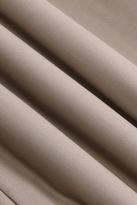 Slim Straight Fit Suit Beige
