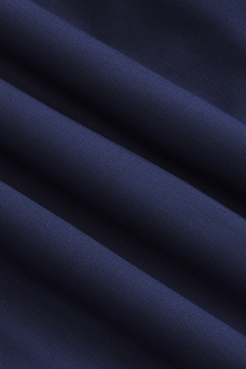 Slim Straight Fit Suit Dark Blue