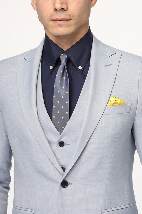 Slim Fit Suit Light Blue