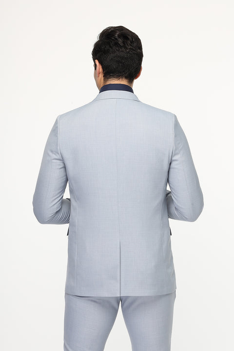 Slim Fit Suit Light Blue