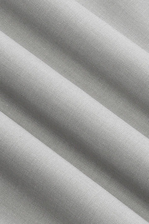 Slim Straight Fit Suit Light Gray