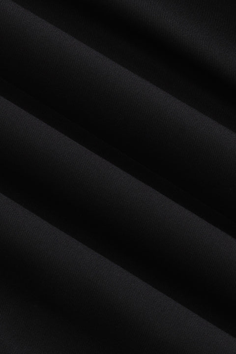 Slim Straight Fit Suit Black
