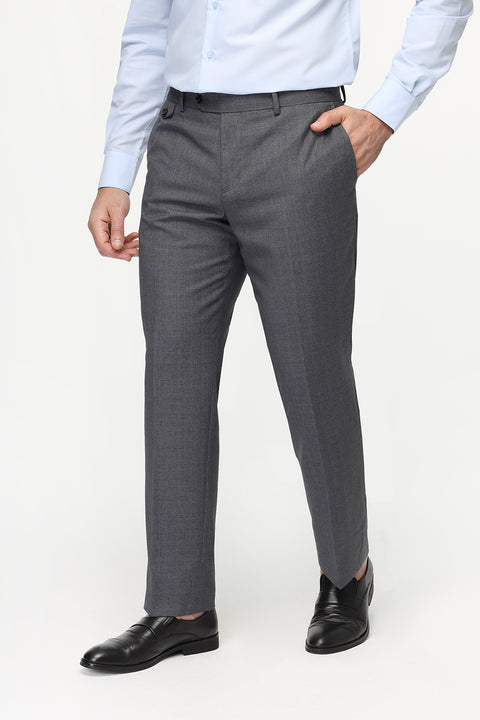 Straight Fit Classic Pants Gray