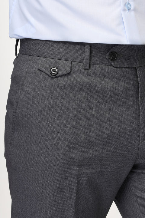 Straight Fit Classic Pants Gray