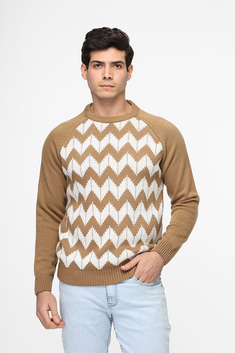 Regular Fit Pullover Beige