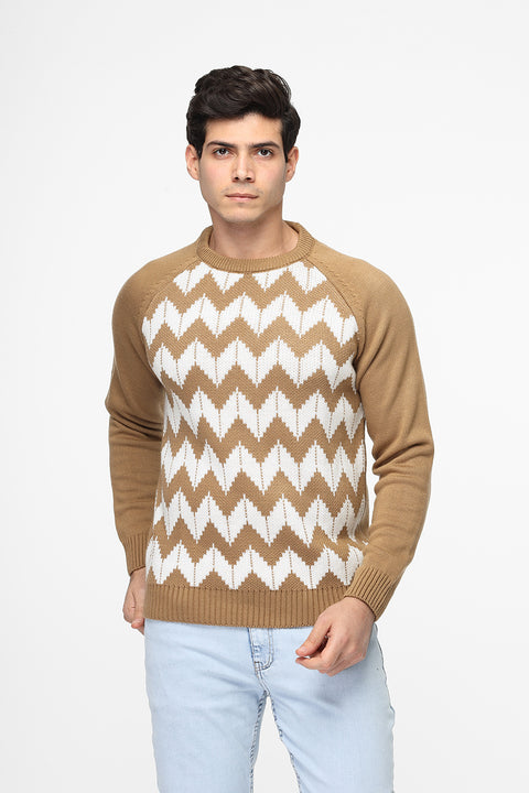 Regular Fit Pullover Beige