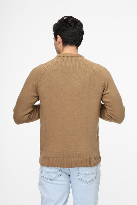 Regular Fit Pullover Beige