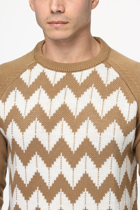 Regular Fit Pullover Beige