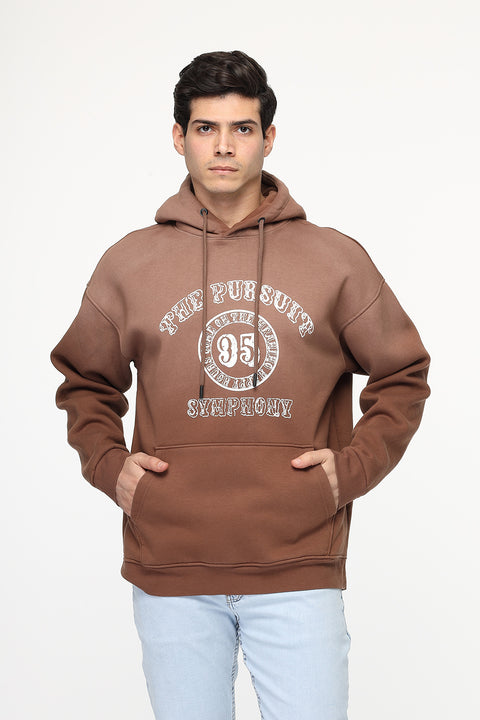 Over Size Sweat Shirt Brown