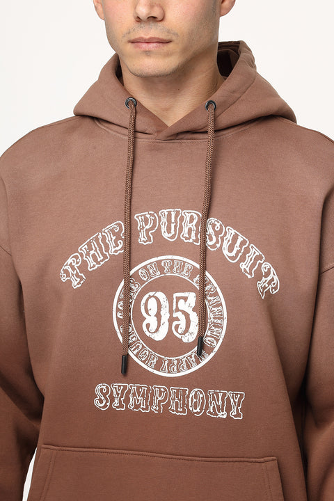 Over Size Sweat Shirt Brown