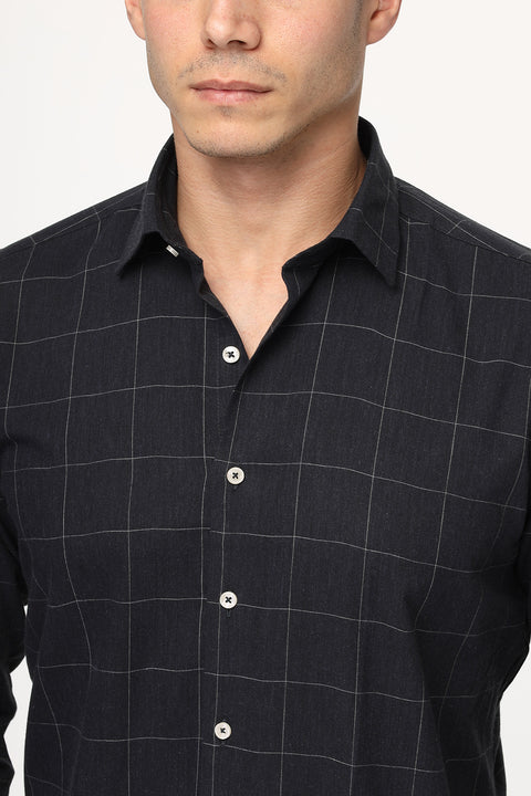Regular Fit Shirt Dark Blue