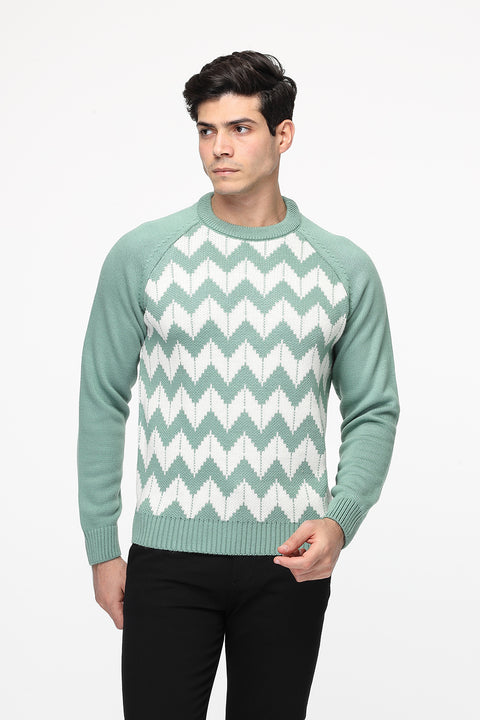 Regular Fit Pullover Green