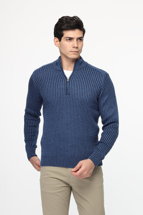 Regular Fit Pullover Dark Blue