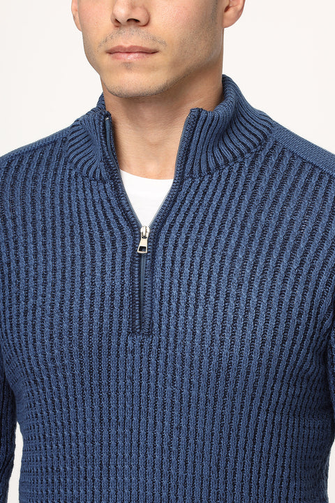 Regular Fit Pullover Dark Blue