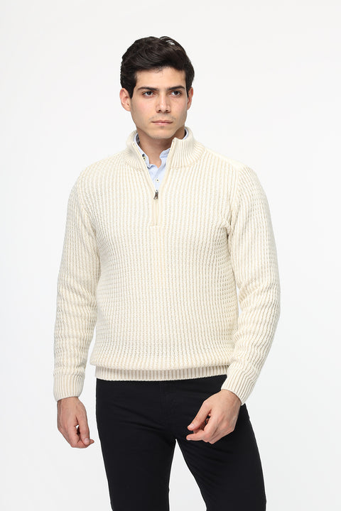 Regular Fit Pullover Beige