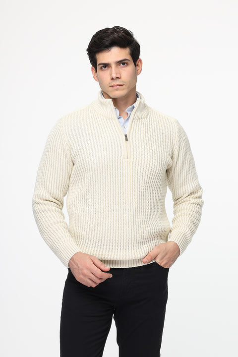Regular Fit Pullover Beige