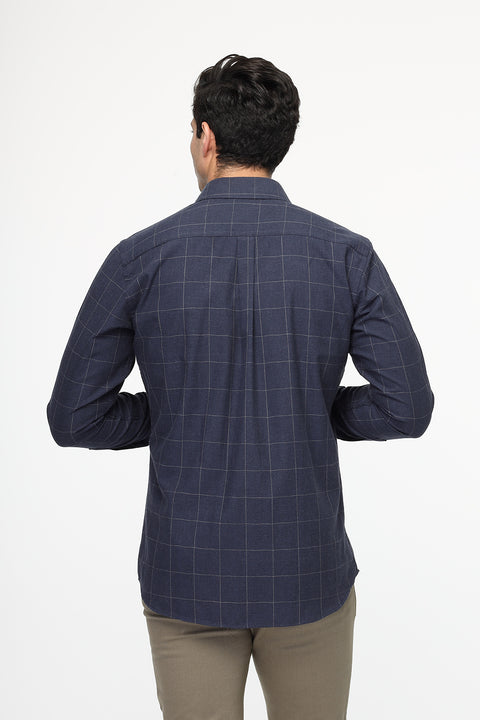 Regular Fit Shirt Dark Blue