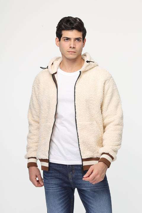 Regular Fit Sweat Shirt Beige