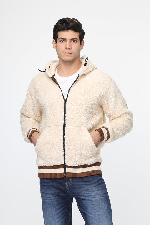 Regular Fit Sweat Shirt Beige