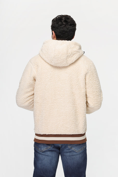 Regular Fit Sweat Shirt Beige