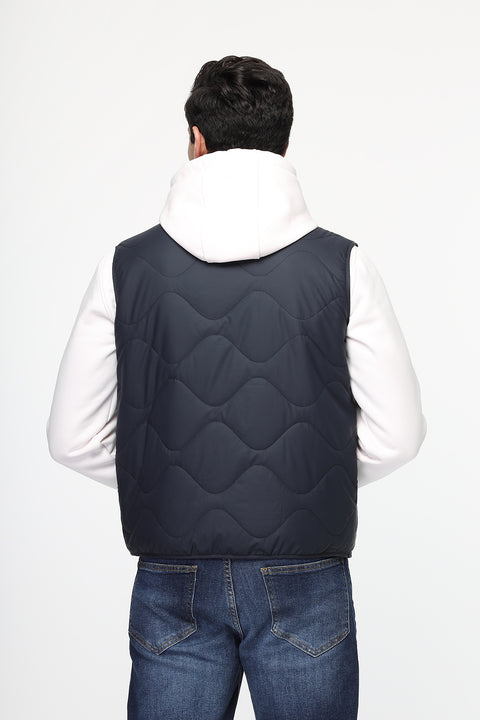 Regular Fit Vest Dark Blue