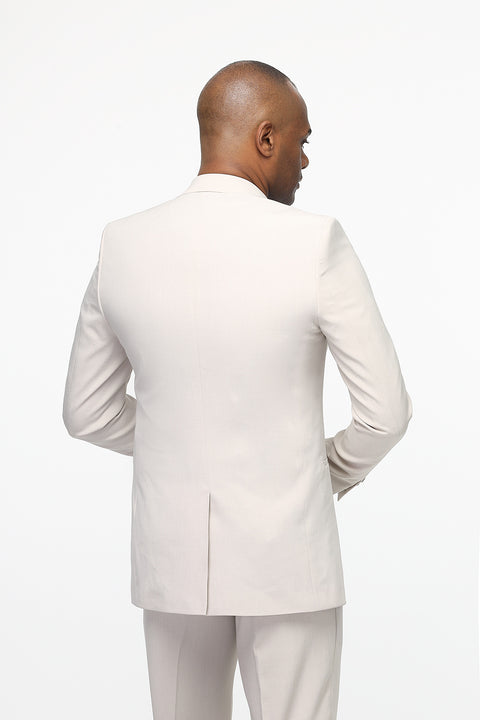 Slim Fit Suit Beige