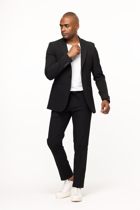 Slim Fit Suit Black