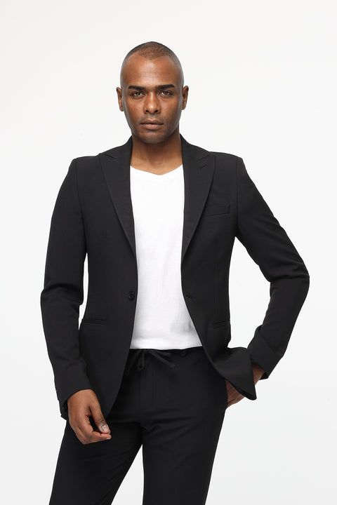 Slim Fit Suit Black