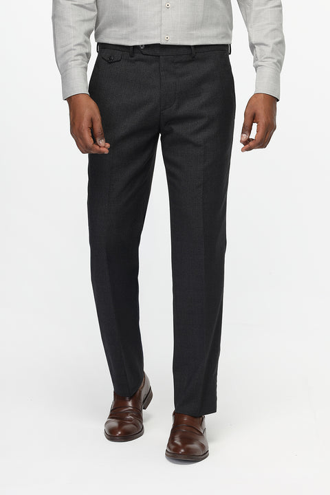 Straight Fit Classic Pants Dark Gray