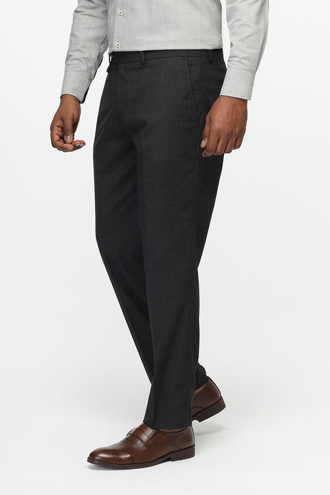 Straight Fit Classic Pants Dark Gray