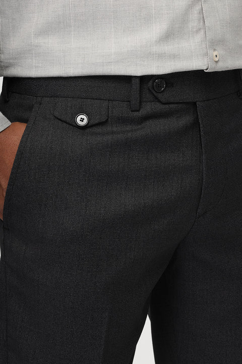 Straight Fit Classic Pants Dark Gray
