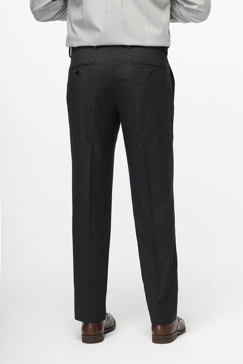 Straight Fit Classic Pants Dark Gray