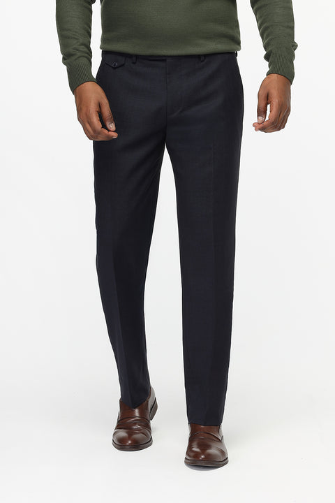 Straight Fit Classic Pants Dark Blue