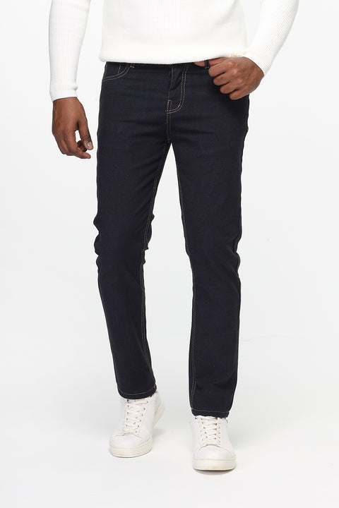 Slim Fit Trousers Jeans Dark Blue