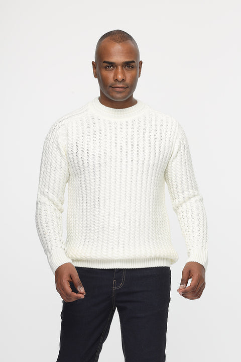 Regular Fit Pullover Off White