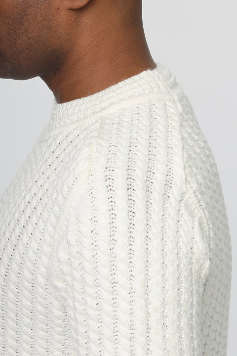 Regular Fit Pullover Off White