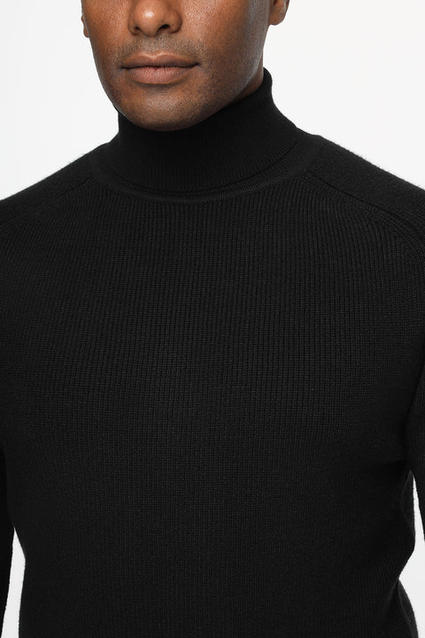 Slim Fit Pullover Black