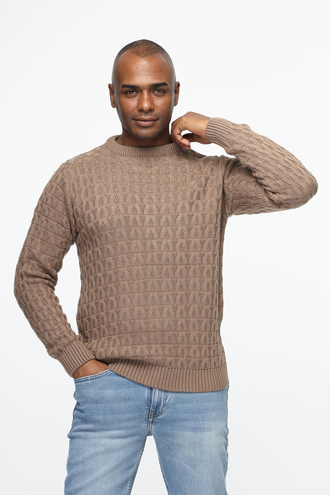 Regular Fit Pullover Beige
