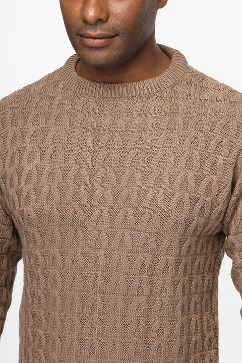 Regular Fit Pullover Beige