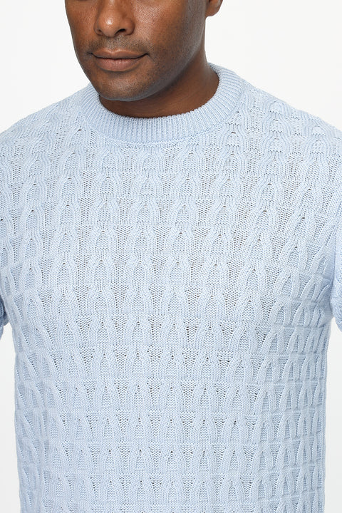 Regular Fit Pullover Light Blue