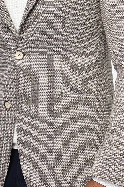 Slim Fit Blazer Beige