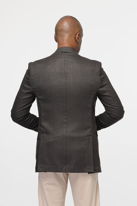 Slim Fit Blazer Brown