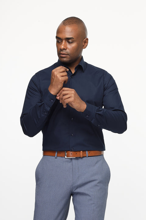 Classic Shirt Slim fit Dark Blue