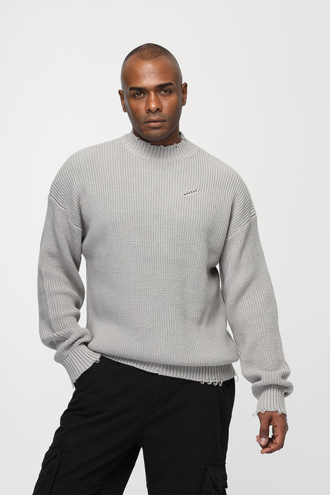 Over Size Pullover Gray