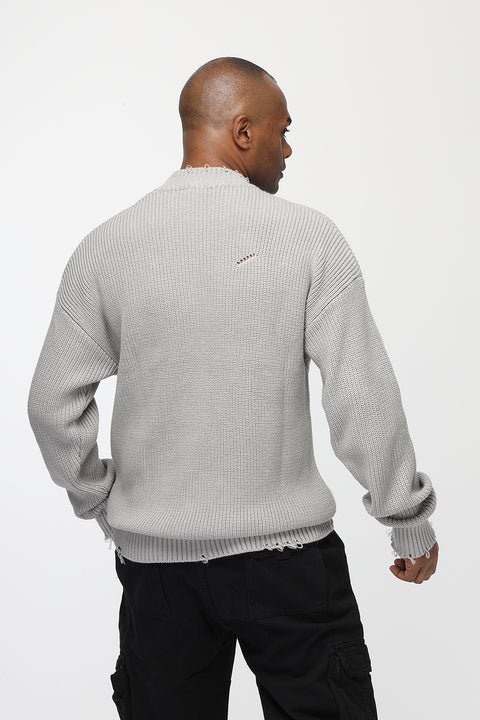 Over Size Pullover Gray