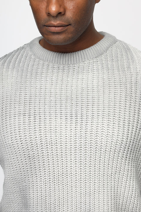 Over Size Pullover Gray