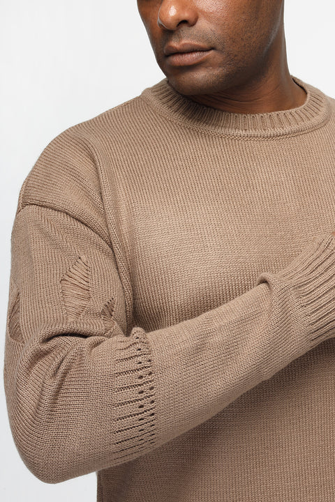 Over Size Pullover Beige