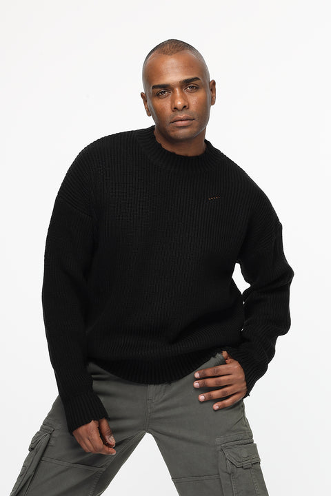 Over Size Pullover Black
