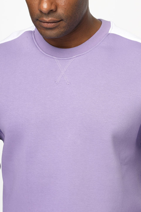 Over Size Sweat Shirt Purple