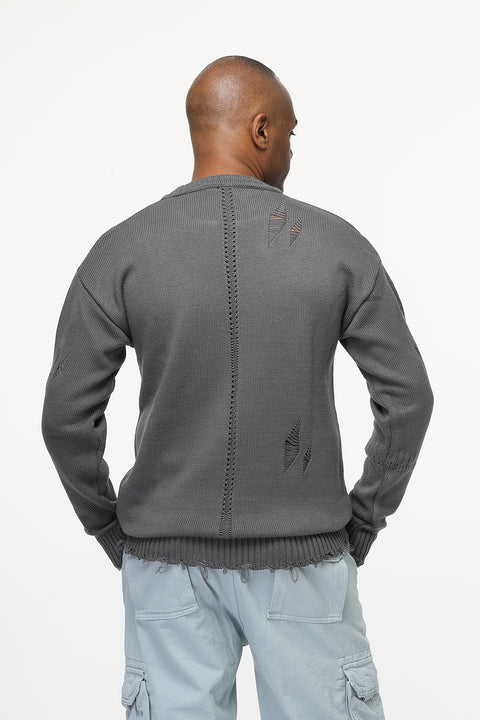 Over Size Pullover Gray